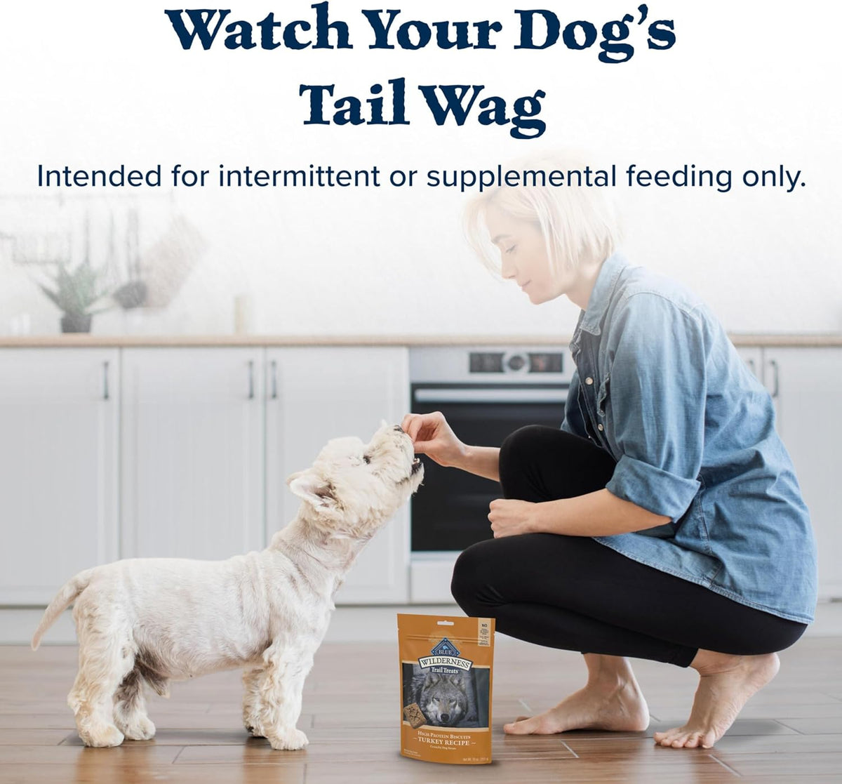 Wilderness Turkey Crunchy Dog Biscuits, Grain-Free, 24 Oz | Real Turkey #1 Ingredient, Crunchy Biscuits, High Protein Nutrition, No Artificial Preservatives