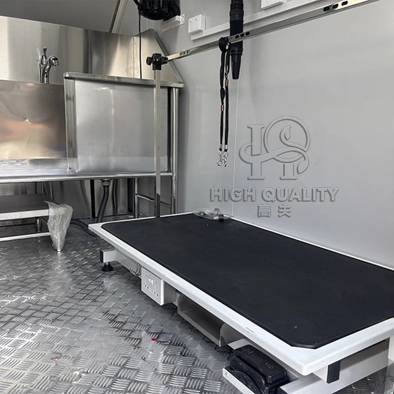 Mobile Pet Grooming Trailer | Professional Dog Wash & Salon Van – Customizable