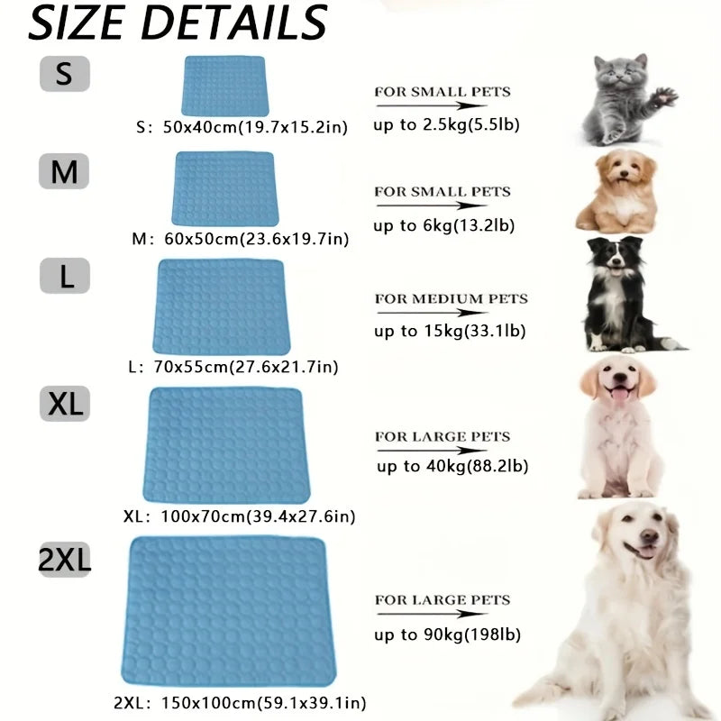 Pet Cooling Mat – Self-Cooling Pad for Dogs & Cats