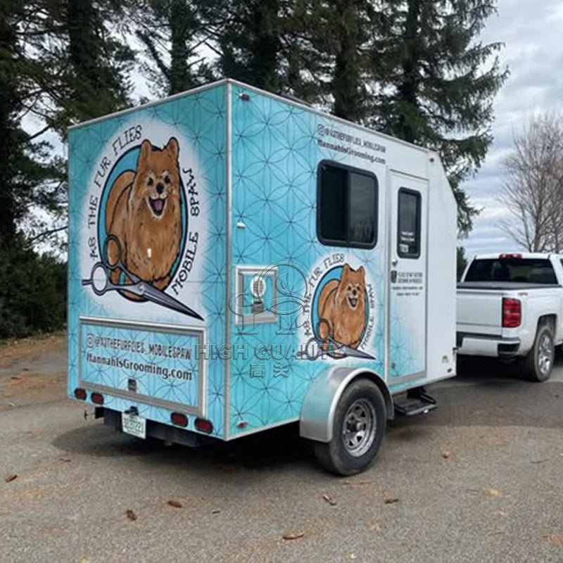 Mobile Pet Grooming Trailer | Custom-Built Dog Salon Van & Wash Station
