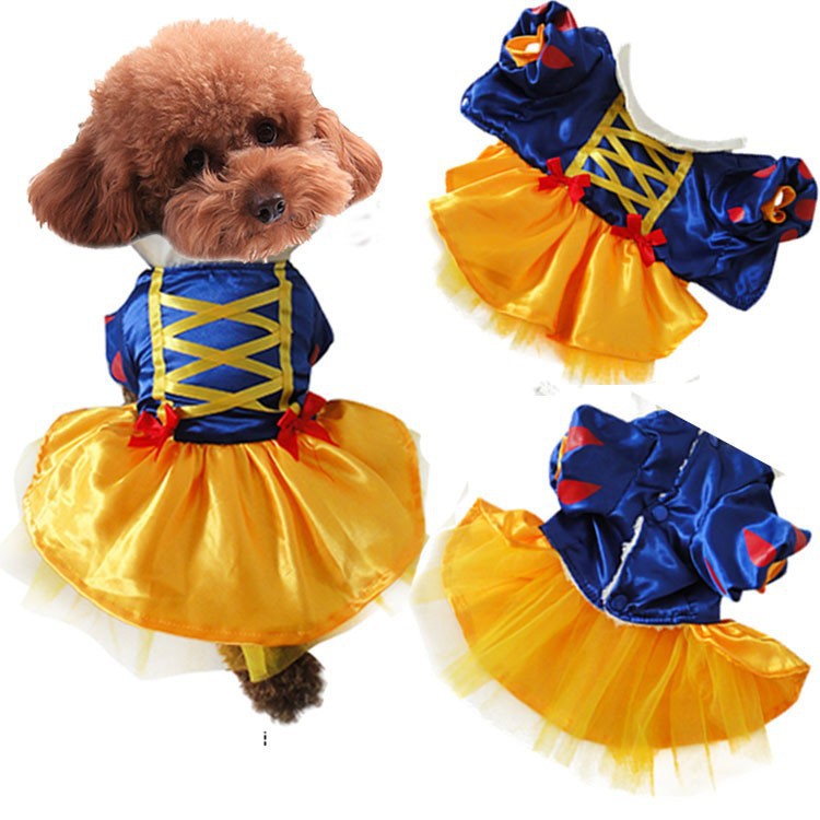 Snow White Halloween Dog Dress – Small Dogs