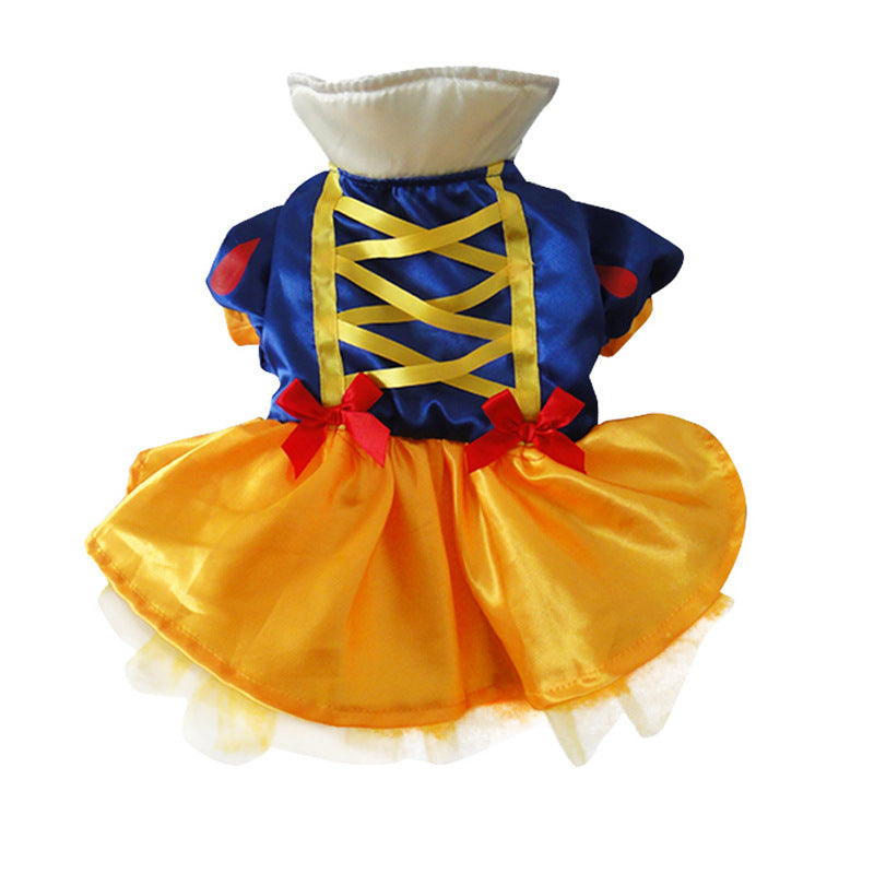 Snow White Halloween Dog Dress – Small Dogs