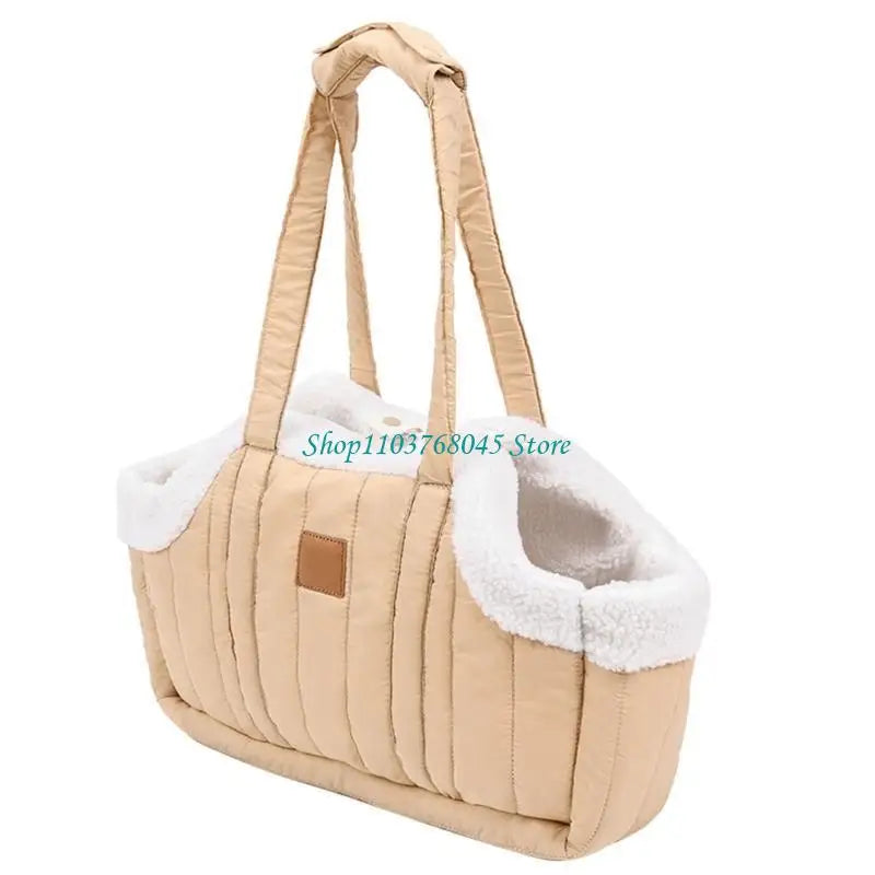 Soft Cat Carrier Handbag – Breathable Shoulder Bag for Cats & Small Dogs