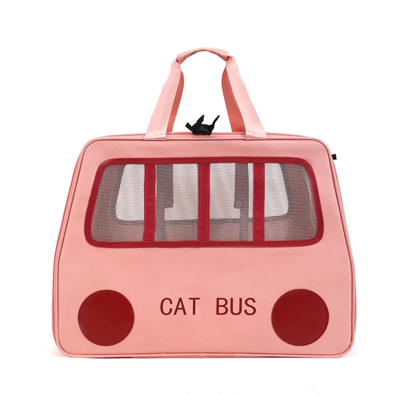 Foldable Portable Pet Stroller Cart | Breathable Zipper Carrier for Cats & Dogs | Travel Tote Bag