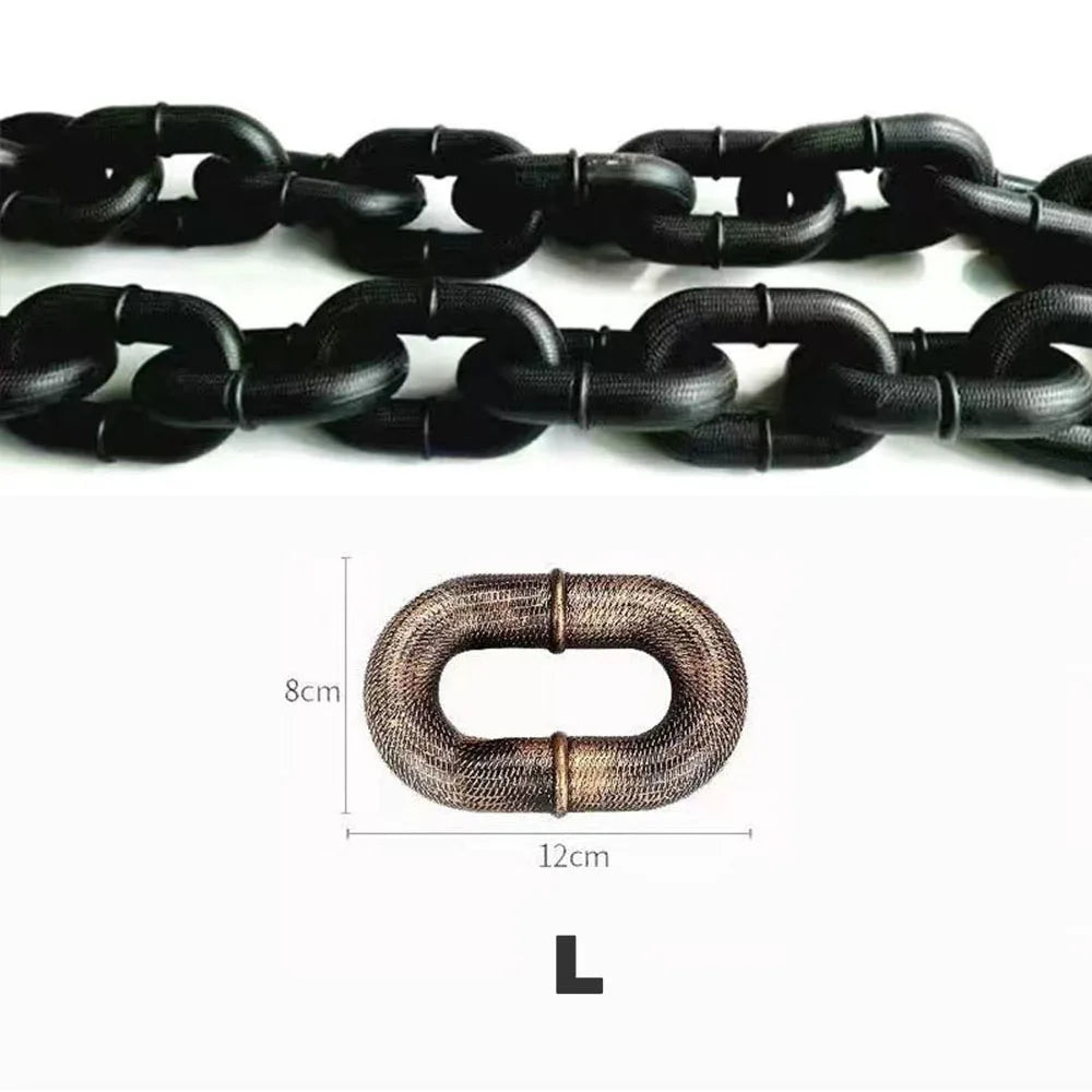 Simulation Iron Chain Dog Leash – Heavy-Duty Plastic Traction Rope for Dogs
