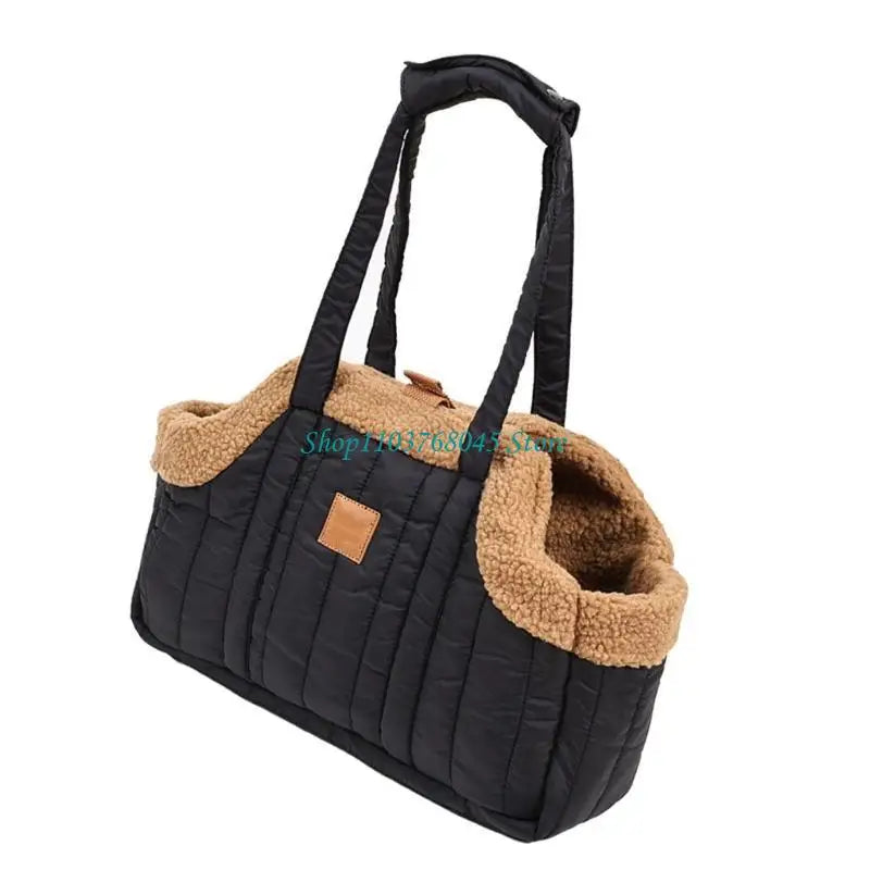 Soft Cat Carrier Handbag – Breathable Shoulder Bag for Cats & Small Dogs