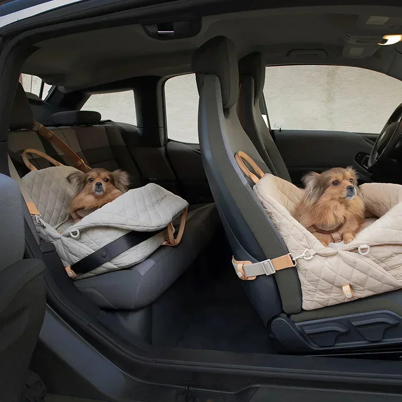 Detachable Waterproof Dog Carrier Bag | 3-in-1 Shoulder, Hand & Car Seat Kennel for Small Dogs