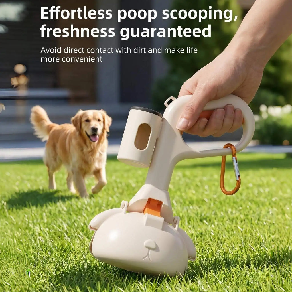 Portable Dog Pooper Scooper & Poop Picker – Hygienic Pet Waste Shovel for Outdoor Walks