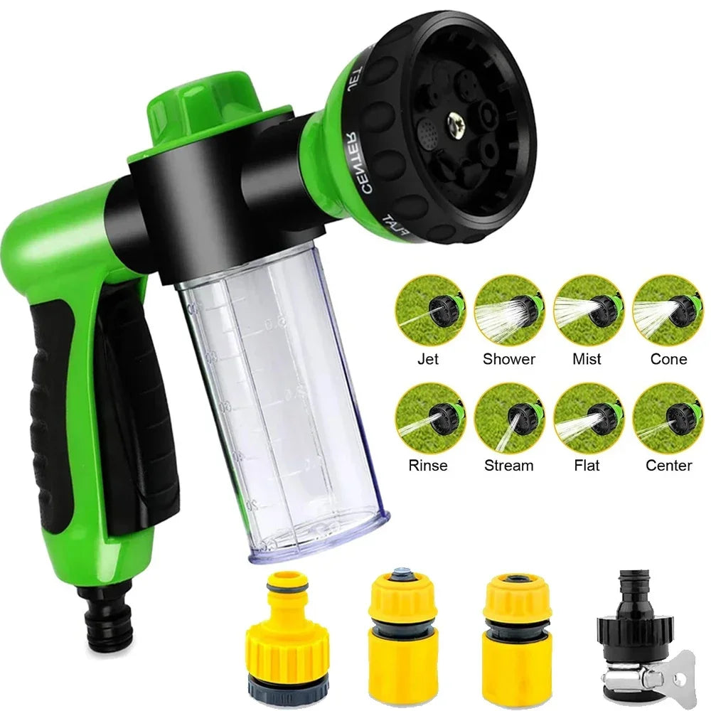 8-in-1 Pet Shower & Foam Spray Gun