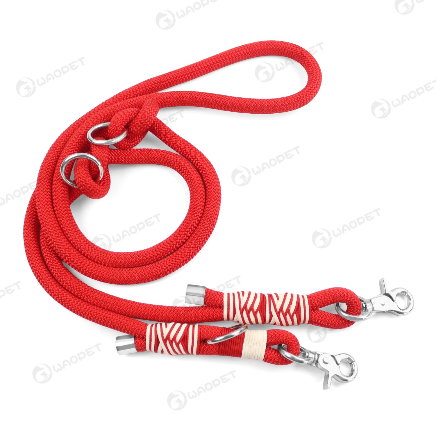 Multifunctional Hands-Free Dog Leash | Braided Nylon for Medium & Large Dogs