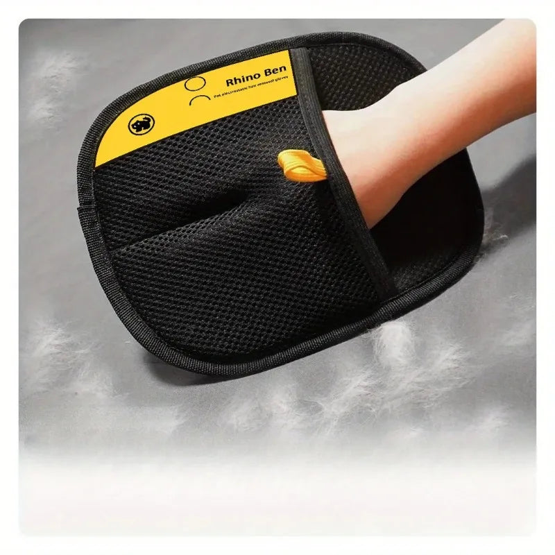 Double-Sided Pet Grooming Gloves (2-Pack)