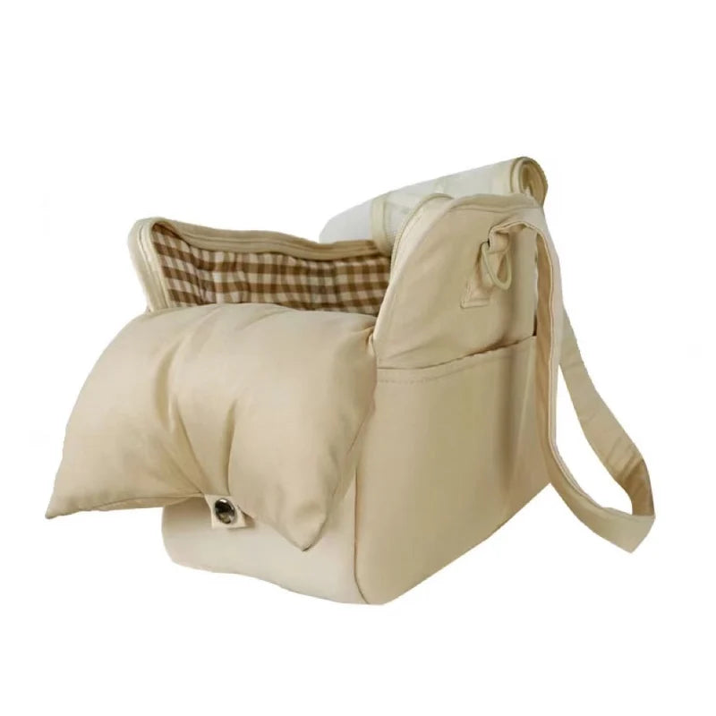 Portable Cotton Pet Carrier Shoulder Bag | Small Dogs & Cats