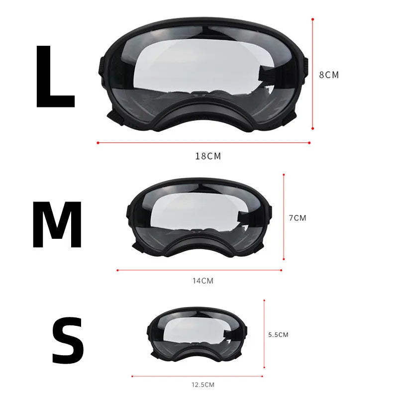 Color-Changing Dog Sunglasses & Goggles – UV-Resistant Eye Protection for Dogs