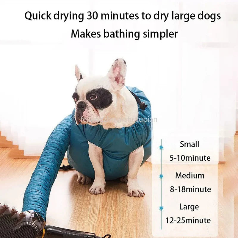 Foldable Pet Drying Bag – Quick-Dry Grooming Bag for Dogs & Cats