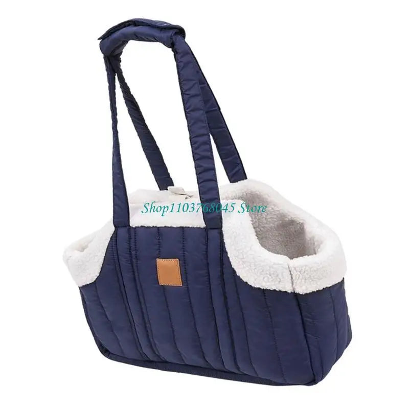 Soft Cat Carrier Handbag – Breathable Shoulder Bag for Cats & Small Dogs