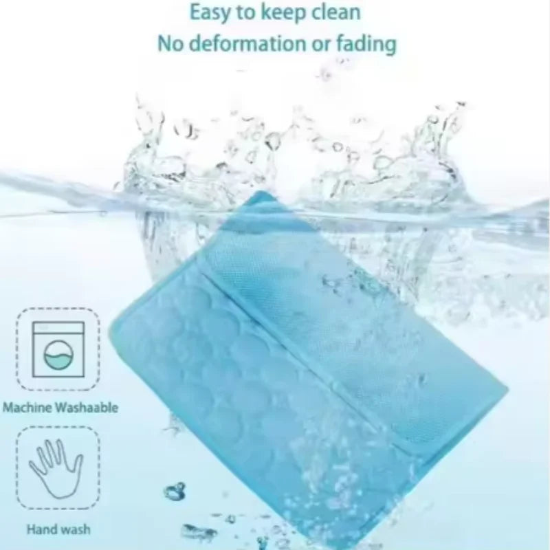 Self-Cooling Pet Mat | Washable Summer Bed for Dogs & Cats