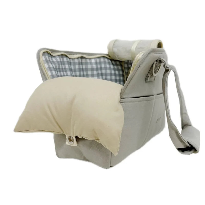 Portable Cotton Pet Carrier Shoulder Bag | Small Dogs & Cats