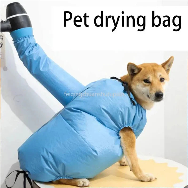 Foldable Pet Drying Bag – Quick-Dry Grooming Bag for Dogs & Cats