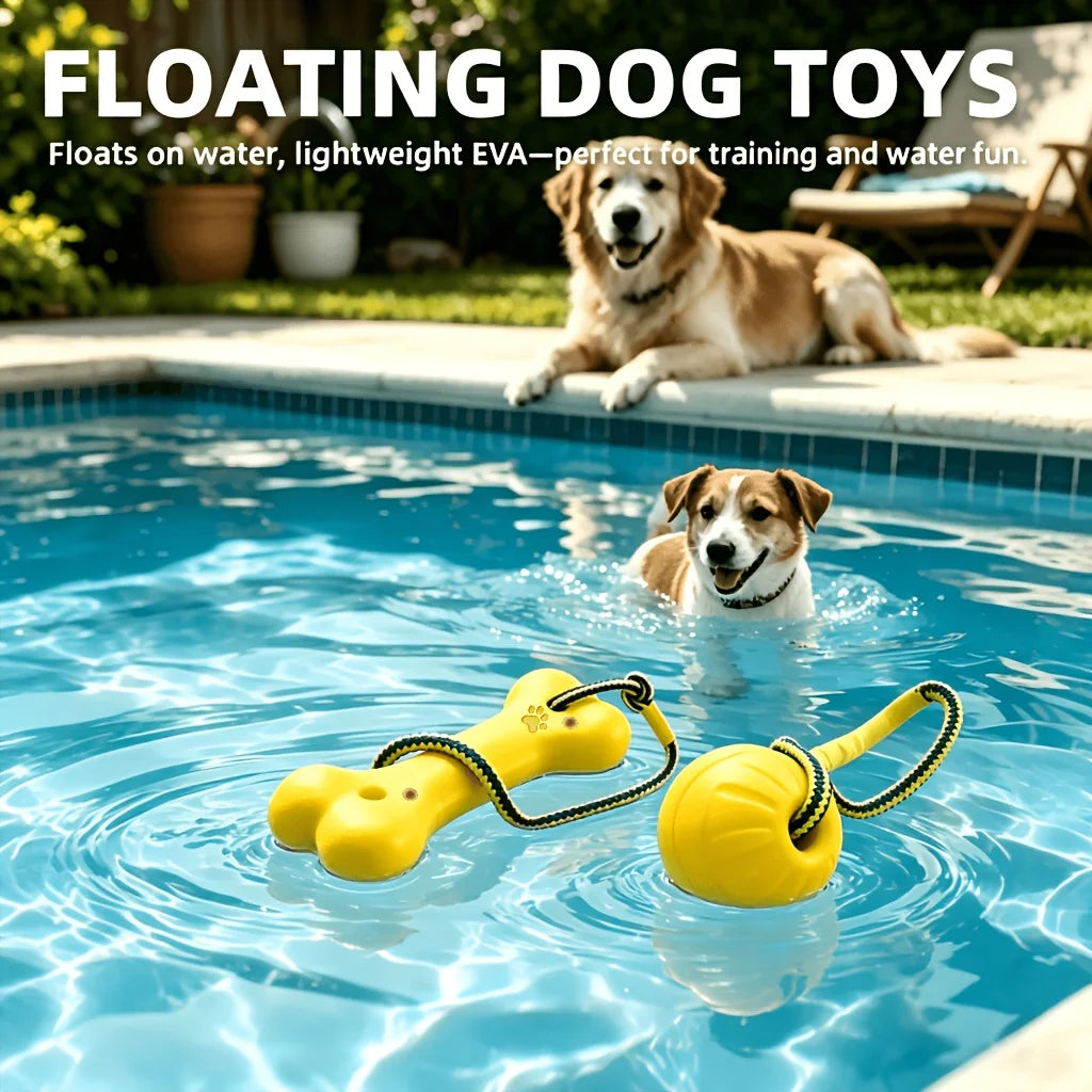 Floating Dog Pool Toys – Interactive Fetch Bumpers for Lake & Beach Play | Medium & Large Dogs