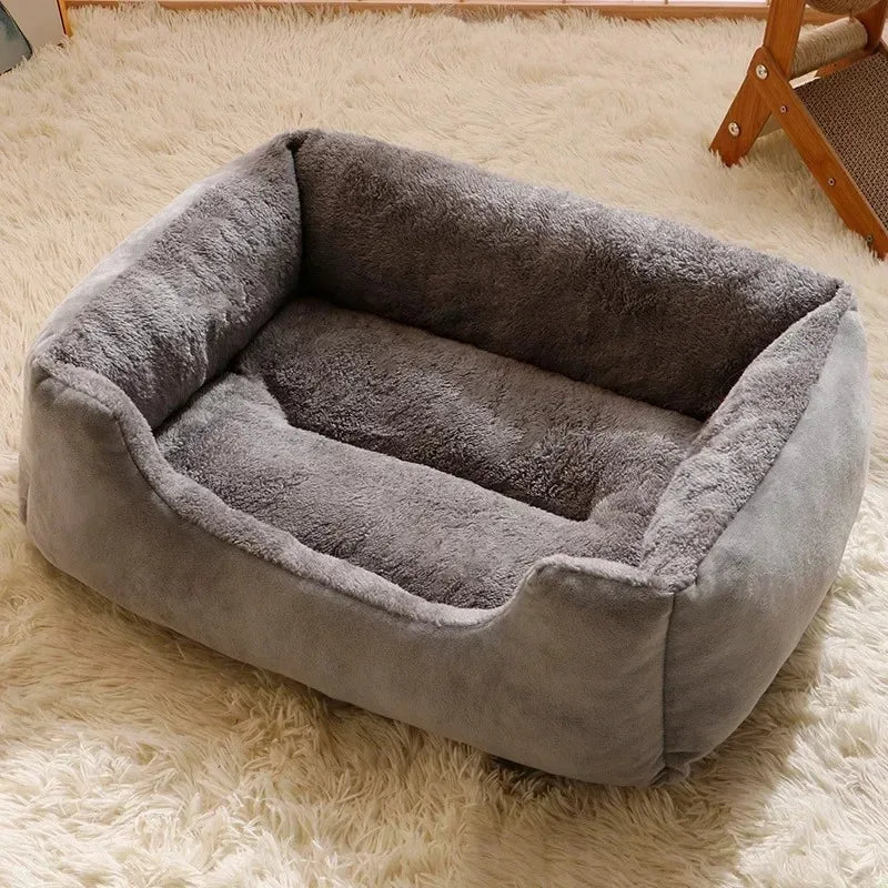 Plush Pet Bed Mat for Cats & Dogs – Soft Breathable Cushion, Multiple Sizes