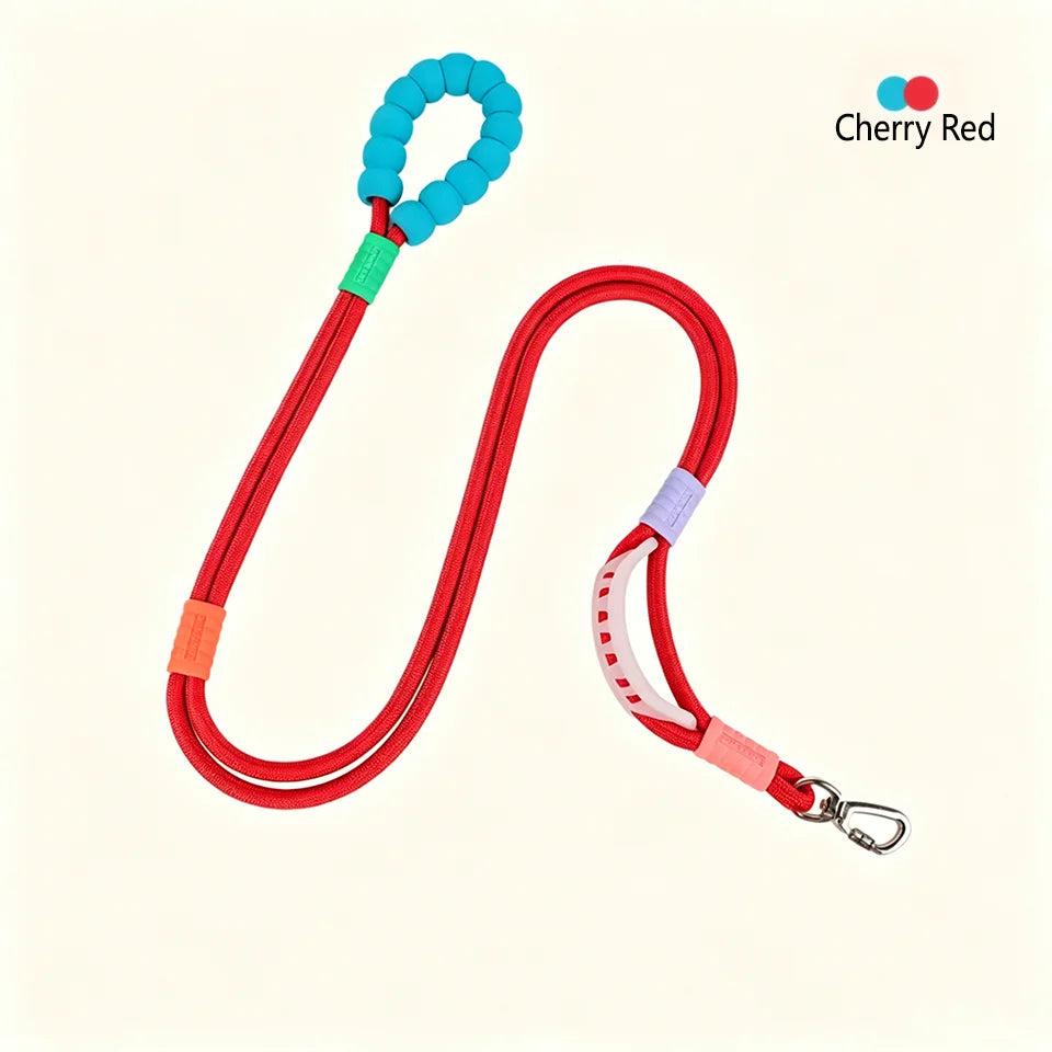 No-Pull Dual-Mode Dog Leash with Shock Absorber