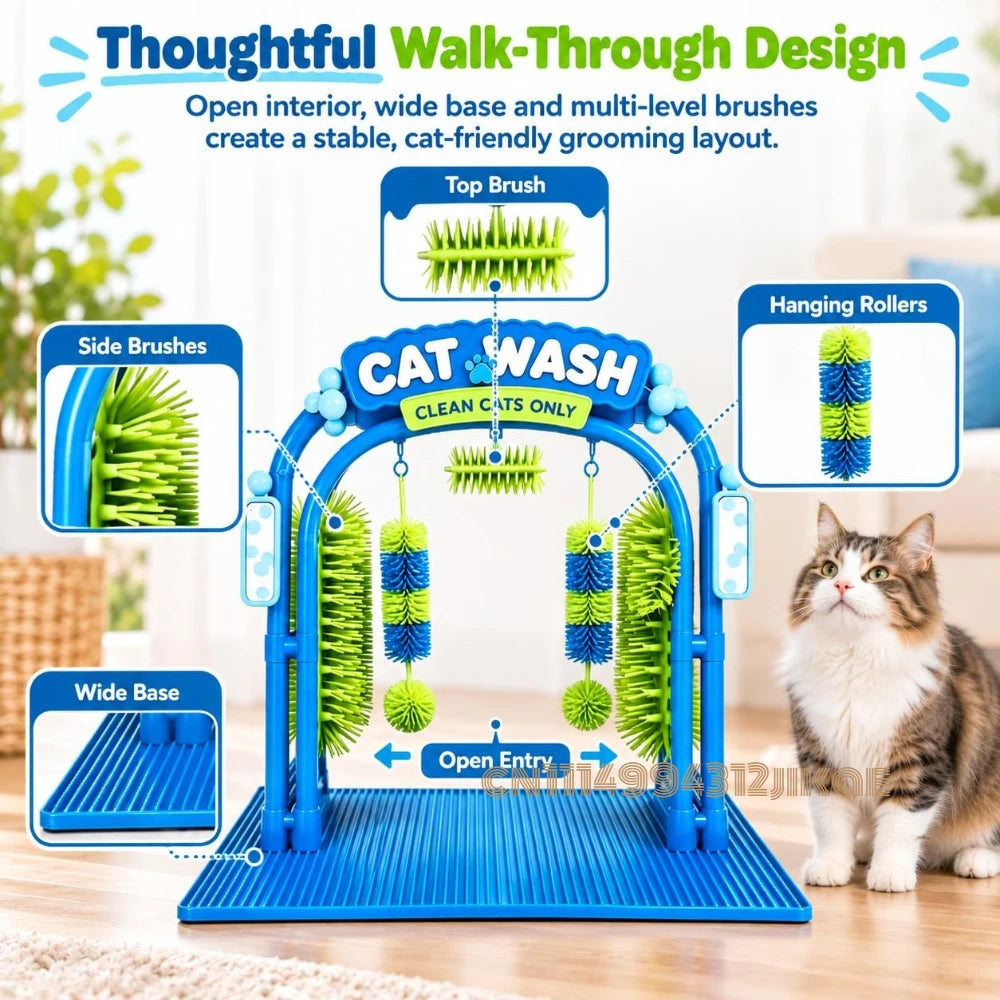Cat Self-Grooming Arch Scratcher