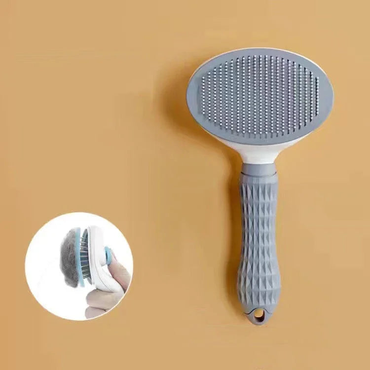 Pet Deshedding Comb for Cats & Dogs | Stainless Steel Grooming Brush