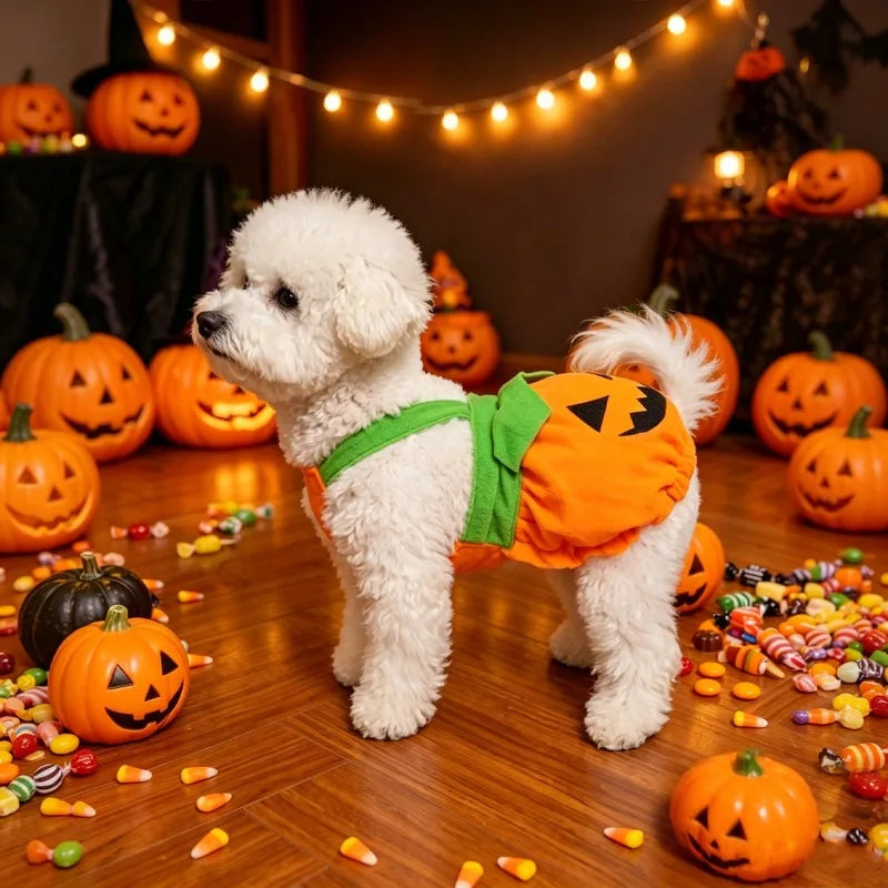 Halloween Pumpkin Dog & Cat Costume