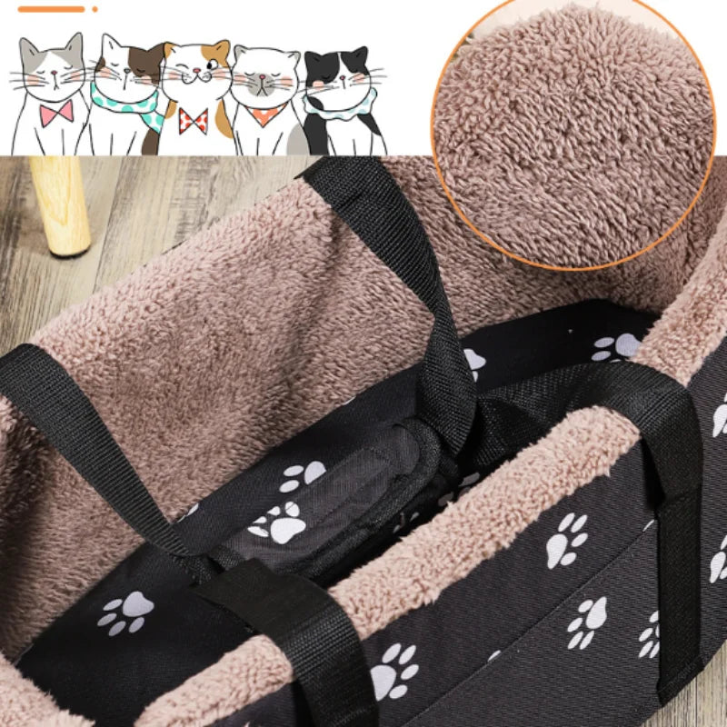 Soft Breathable Pet Carrier Bag | Shoulder & Car Seat for Small Dogs & Cats