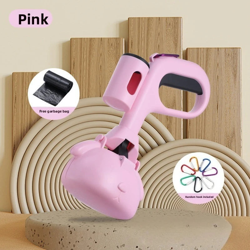Portable Dog Pooper Scooper & Poop Picker – Hygienic Pet Waste Shovel for Outdoor Walks