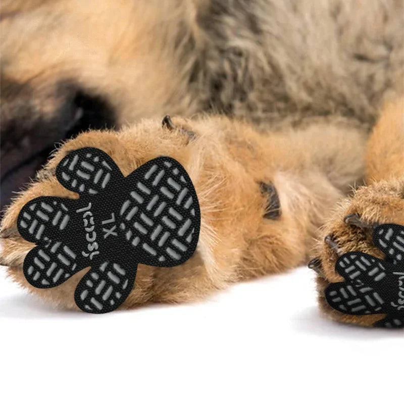 Breathable Dog Paw Grip Patches | Non-Slip Foot Pads for Dogs | 4-Pack (XS–XXXL)