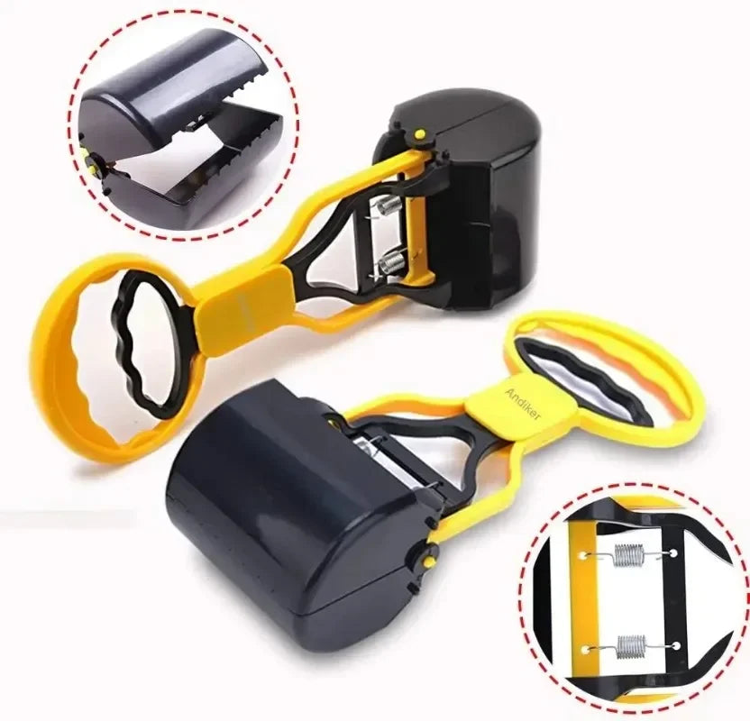 Dog Pooper Scooper with Sawtooth Edge – Portable Poop Picker for Yard, Park & Travel
