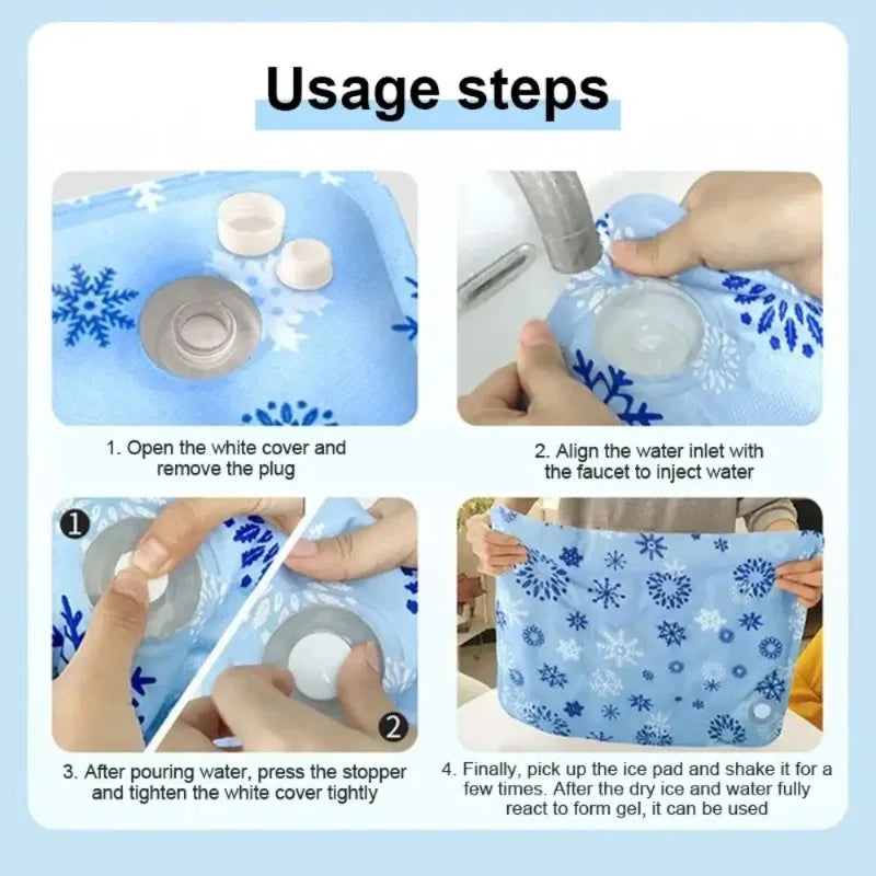 Self-Cooling Pet Mat | Waterproof Ice Gel Pad for Dogs & Cats
