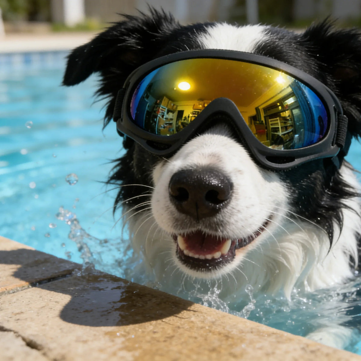 Dog Sunglasses UV400 – Stylish Protective Eyewear for Large Dogs & Puppies