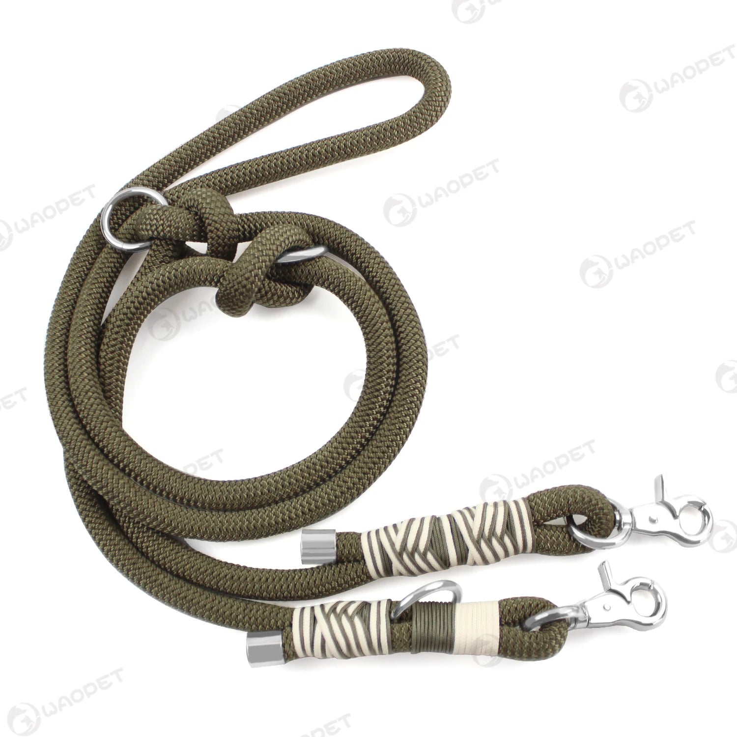 Multifunctional Hands-Free Dog Leash | Braided Nylon for Medium & Large Dogs