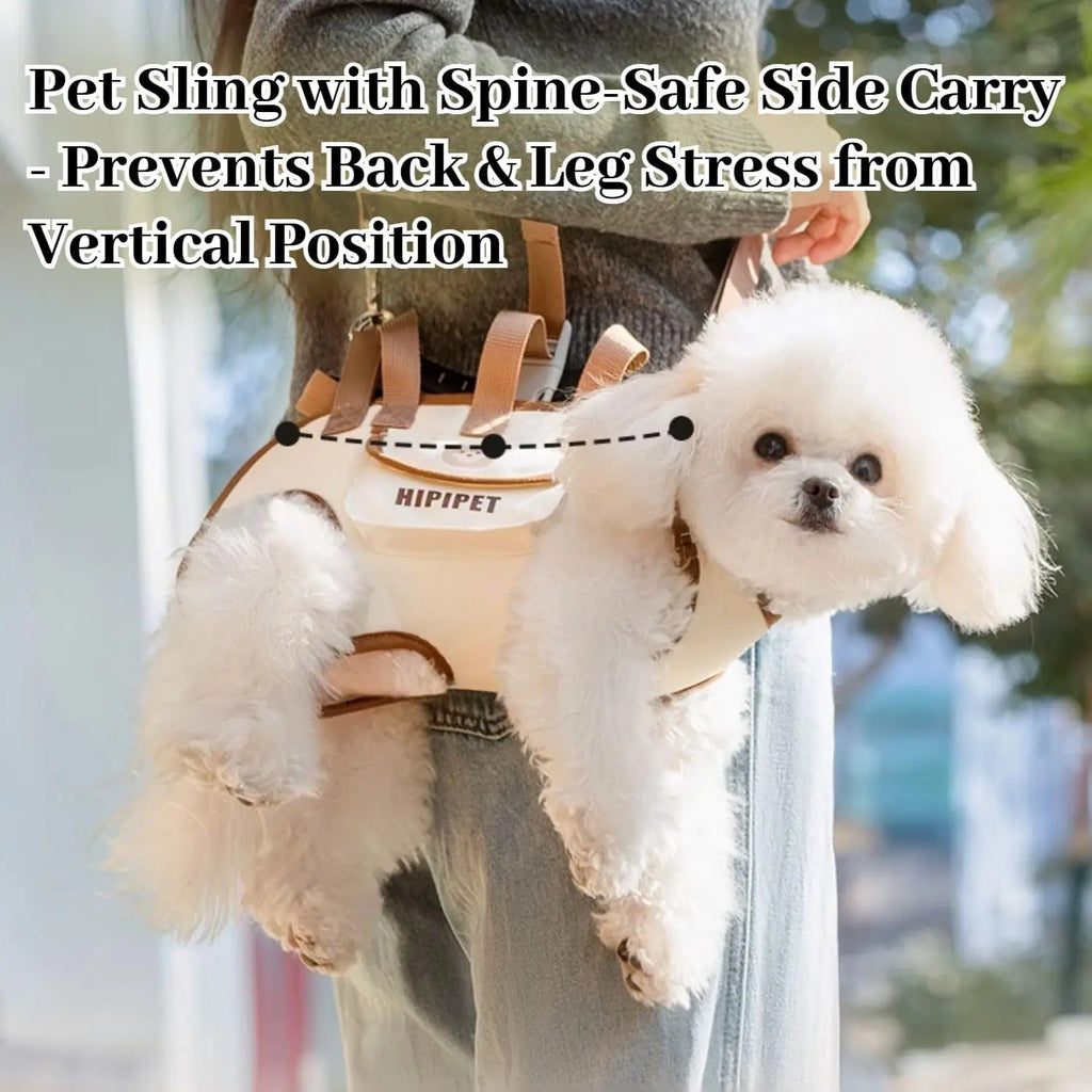 6-in-1 Dog Carrier Backpack — Breathable Canvas Pet Travel Bag for Small & Medium Dogs