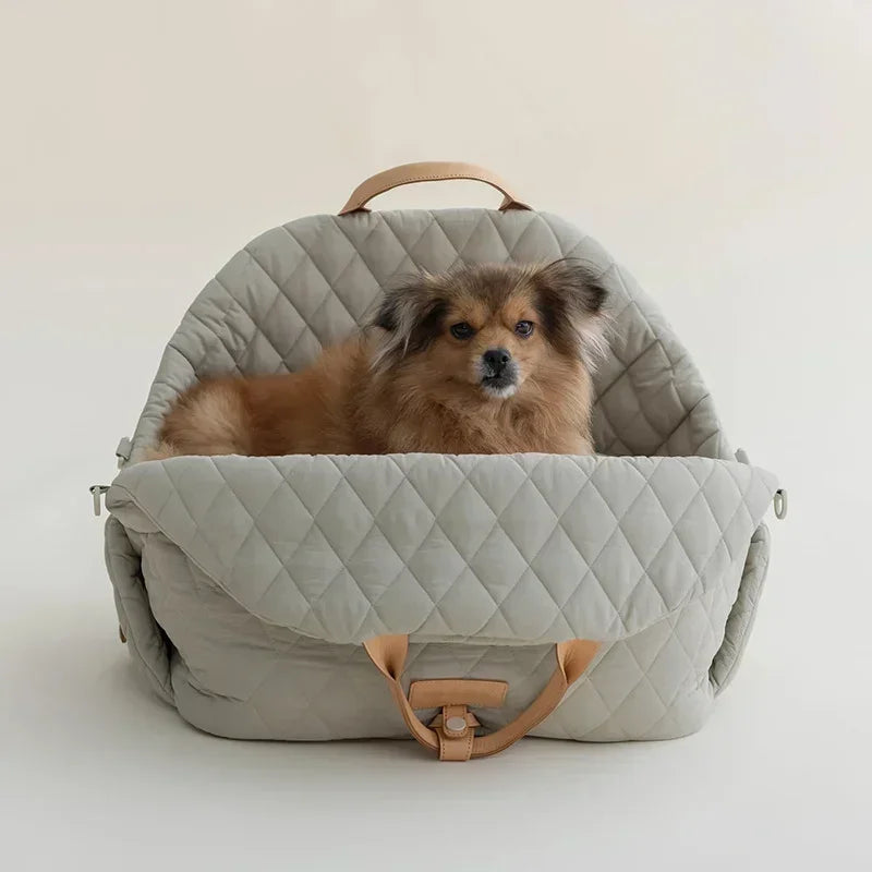 Detachable Waterproof Dog Carrier Bag | 3-in-1 Shoulder, Hand & Car Seat Kennel for Small Dogs