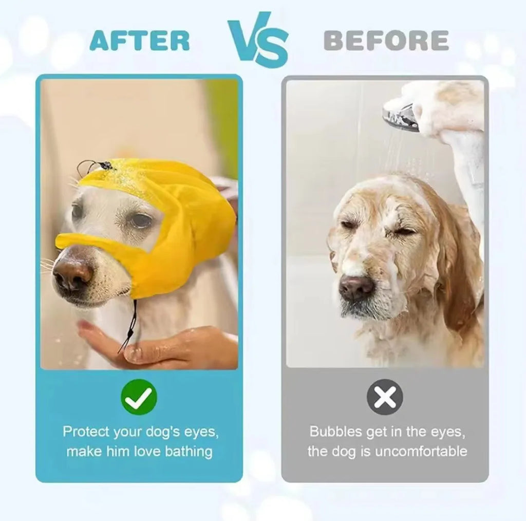 Waterproof Dog Bathing Cap with Ear Protection