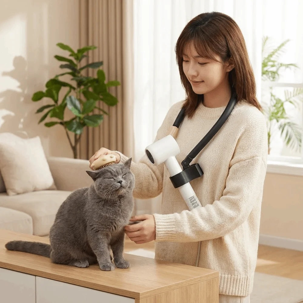 Hands-Free Pet Hair Dryer Holder
