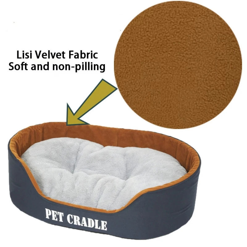 Universal Pet Bed for Cats & Dogs – Warm, Cozy All-Season Sleeping Nest