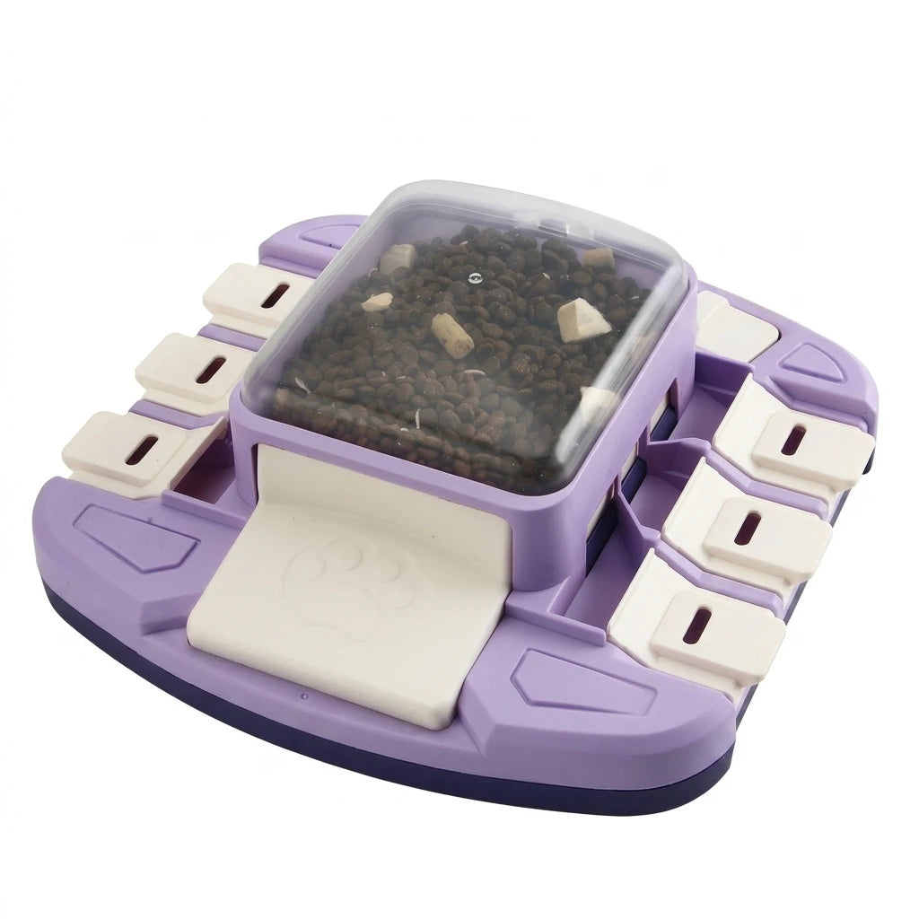 Interactive Dog Puzzle Feeder – Slow Feeding & Boredom Relief Toy
