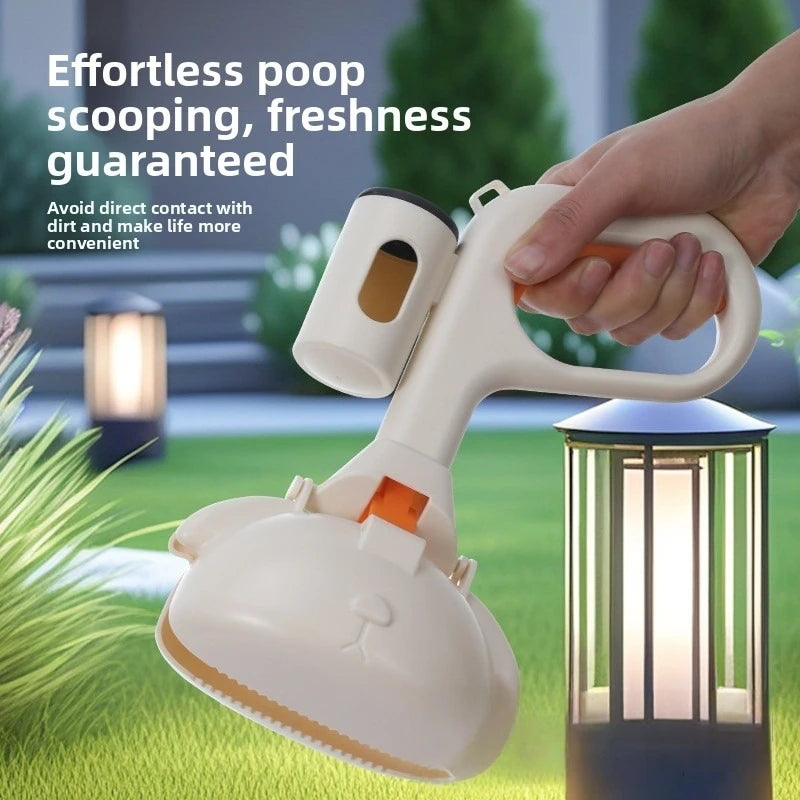Portable Dog Pooper Scooper & Poop Picker – Hygienic Pet Waste Shovel for Outdoor Walks