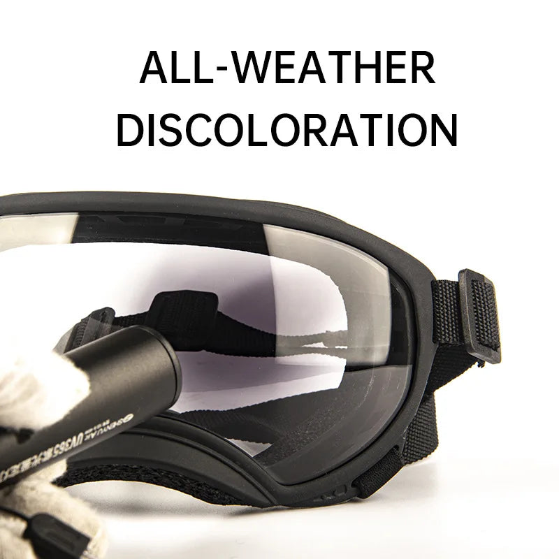 Color-Changing Dog Sunglasses & Goggles – UV-Resistant Eye Protection for Dogs