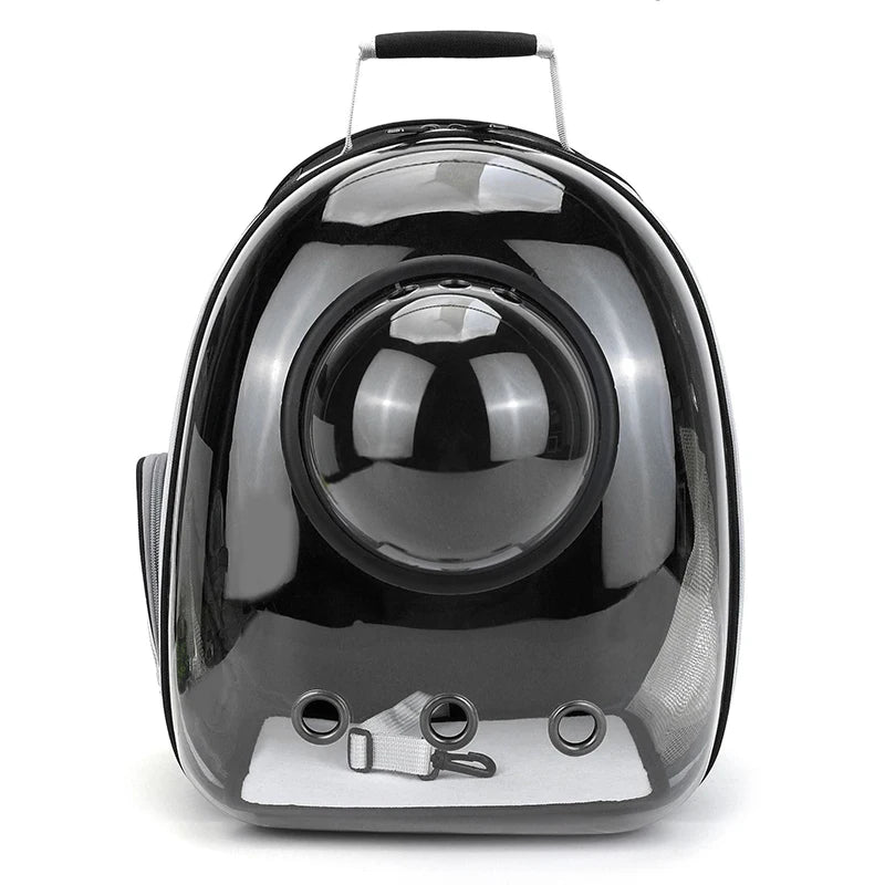 Space Capsule Pet Backpack – Transparent Carrier Bag for Cats & Small Dogs
