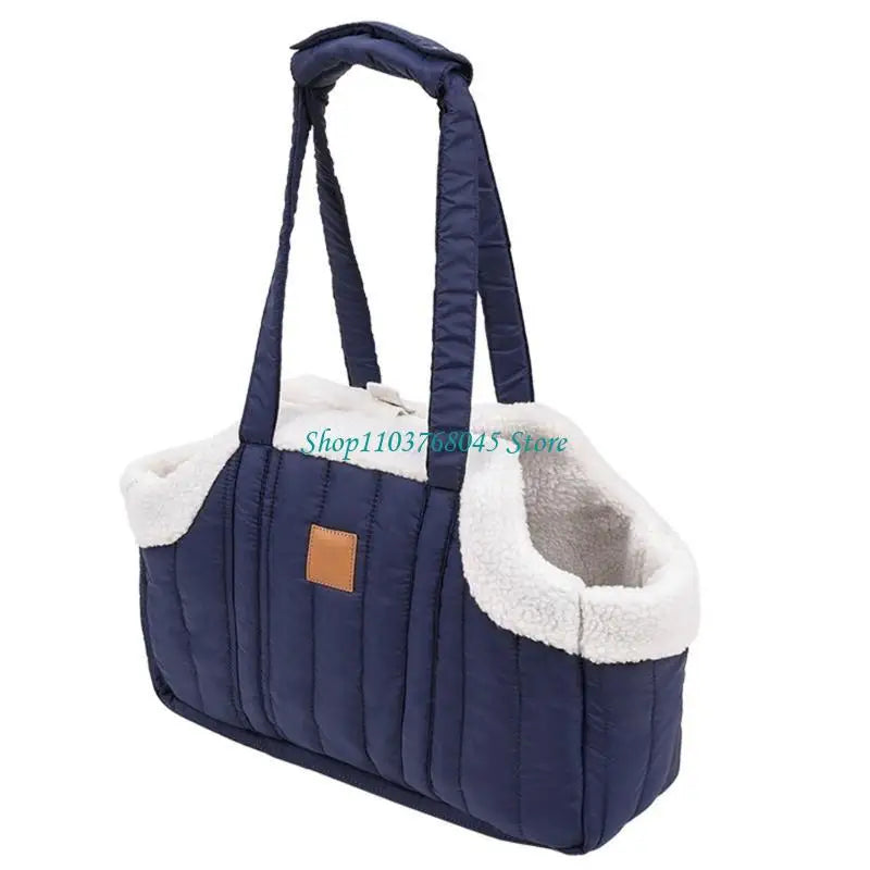 Soft Cat Carrier Handbag – Breathable Shoulder Bag for Cats & Small Dogs