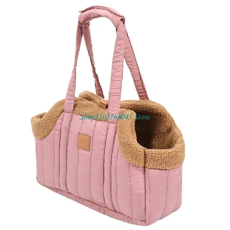 Soft Cat Carrier Handbag – Breathable Shoulder Bag for Cats & Small Dogs