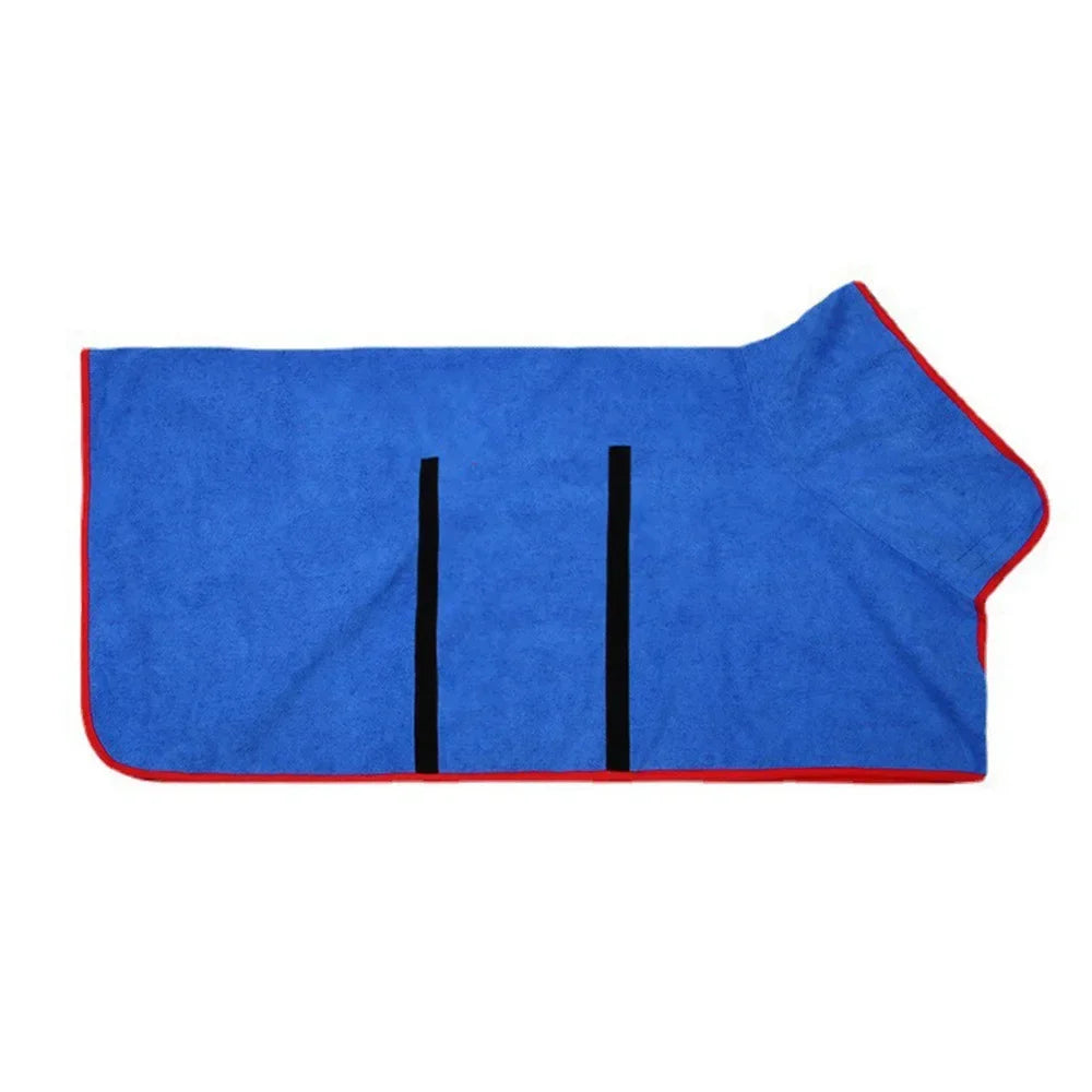 Dog Bathrobe & Quick-Dry Pet Bath Towel – Absorbent Wrap for Dogs & Cats