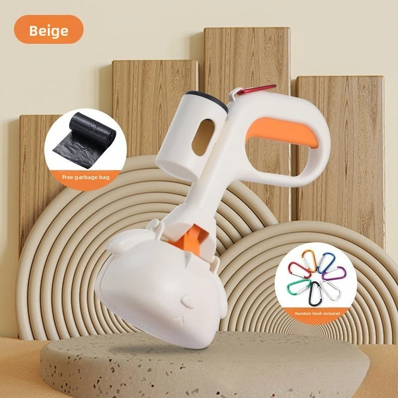 Portable Dog Pooper Scooper & Poop Picker – Hygienic Pet Waste Shovel for Outdoor Walks