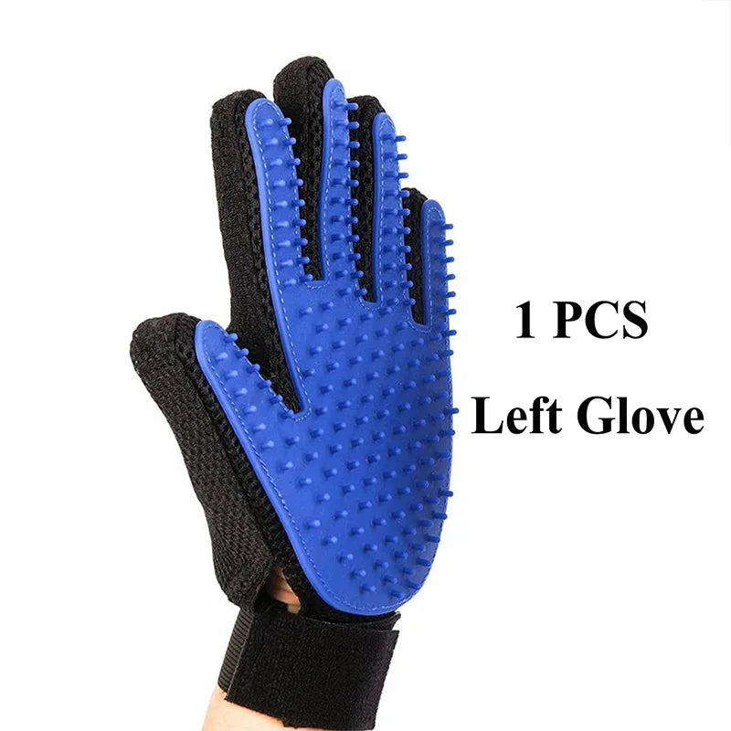 Pet Grooming Glove – Deshedding Brush & Hair Remover for Dogs & Cats