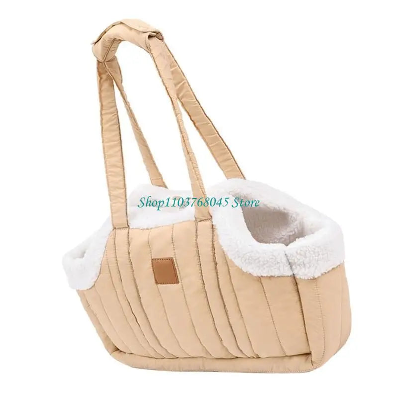 Soft Cat Carrier Handbag – Breathable Shoulder Bag for Cats & Small Dogs